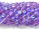 Mystic Aura Quartz-Purple, 8mm (8.5mm) Round-Gems: Round & Faceted-BeadXpert