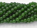Jade Beads-Green, 8mm (8.3mm) Round Beads-BeadXpert