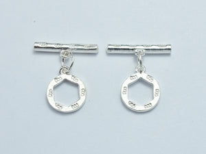 1set 925 Sterling Silver Toggle Clasps-BeadXpert