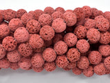 Red Lava Beads, 10mm Round Beads-Gems: Round & Faceted-BeadXpert