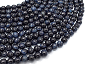 Blue Tiger Eye, 6mm (6.5mm) Round Beads-Gems: Round & Faceted-BeadXpert