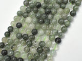 Green Rutilated Quartz Beads, 8mm Round Beads-Gems: Round & Faceted-BeadXpert