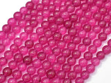 Jade Beads-Fuchsia, 6mm (6.3mm) Round Beads-Gems: Round & Faceted-BeadXpert