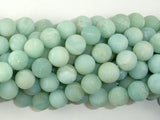 Matte Amazonite Beads, 10mm Round Beads-Gems: Round & Faceted-BeadXpert