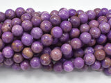Phosphosiderite, 8mm Round Beads-Gems: Round & Faceted-BeadXpert