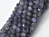 Iolite Beads, 4mm Micro Faceted Round-Gems: Round & Faceted-BeadXpert