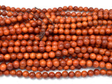 Dragon Blood Wood Beads, 8mm Round Beads, 35 Inch-Wood-BeadXpert