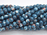 Rain Flower Stone, Gray, 6mm Round Beads-Gems: Round & Faceted-BeadXpert
