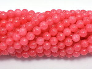 Jade Beads - Pink, 6mm Round-BeadXpert