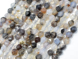 Agate Beads, 6mm Star Cut Faceted Round, 14 Inch-Agate: Round & Faceted-BeadXpert