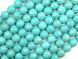 Turquoise Howlite, 8mm (7.5 mm) Faceted Round Beads-Gems: Round & Faceted-BeadXpert