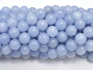 Malaysia Jade - Aquamarine, 8mm (8.5mm) Round-BeadXpert