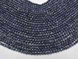 Blue Sapphire Beads, 4.5mm Faceted Round-Gems: Round & Faceted-BeadXpert