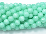 Jade Beads-Light Green, 10mm Round Beads-Gems: Round & Faceted-BeadXpert