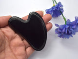 Black Obsidian Gua Sha Tool, Facial Massage Board-Gems:Assorted Shape-BeadXpert