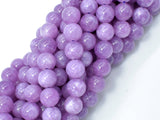 Malaysia Jade Beads- Lilac, 8mm (8.4mm) Round-Gems: Round & Faceted-BeadXpert