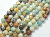 Amazonite, Round beads, 10mm ( 10.5 mm)-BeadXpert