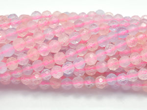 Morganite Beads, 3mm Micro Faceted Round-Gems: Round & Faceted-BeadXpert