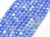 Mystic Coated Fire Agate- Blue, 6mm Faceted-BeadXpert