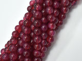 Fuchsia Agate Beads, 8mm Round Beads-BeadXpert