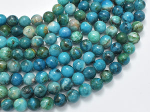 Hemimorphite Beads, 8mm Round Beads-BeadXpert