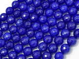 Jade Beads, Blue, 8mm (8.3mm) Faceted Round-Gems: Round & Faceted-BeadXpert