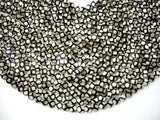 Tibetan Agate Beads-Black, White, 8mm Faceted Round Beads-Gems: Round & Faceted-BeadXpert