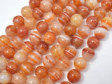 Natural Banded Agate, Striped Agate, 10mm-Gems: Round & Faceted-BeadXpert
