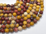 Mookaite Beads, Round, 8mm-Gems: Round & Faceted-BeadXpert
