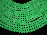 Glow in The Dark Beads-Green, Luminous Stone, 8mm (7.7mm)-Gems: Round & Faceted-BeadXpert