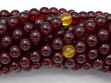 Blood Amber Resin, 8mm(5.8mm) Round Beads, 33 Inch, Approx 108 beads-Gems: Round & Faceted-BeadXpert