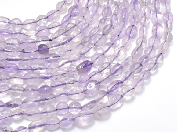 Amethyst-Light Purple, 6x7mm Nugget Beads-Gems: Nugget,Chips,Drop-BeadXpert