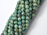 African Turquoise Beads, 6m Round-Gems: Round & Faceted-BeadXpert