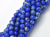 Blue Impression Jasper, 8mm Round-Gems: Round & Faceted-BeadXpert