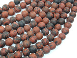 Matte Mahogany Obsidian, 8mm Round Beads-BeadXpert