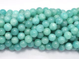 Amazonite-Green 8mm Round Beads, 15.5 Inch-BeadXpert