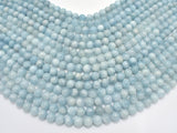 Genuine Aquamarine Beads, 8mm (8.5mm) Round-Gems: Round & Faceted-BeadXpert