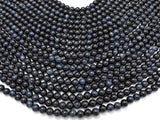 Blue Tiger Eye, 6mm (6.5mm) Round Beads-Gems: Round & Faceted-BeadXpert