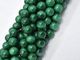 Natural Malachite, 10mm Round Beads-Gems: Round & Faceted-BeadXpert
