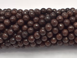Jade Beads, Coffee, 6mm Faceted Round, 14.5 Inch-Gems: Round & Faceted-BeadXpert