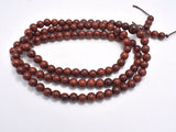 Red Sandalwood Beads, 6mm Round Beads-Wood-BeadXpert