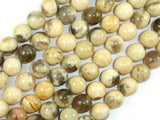 Feldspath Beads, Tiger Jasper Beads, 10mm Round Beads-Gems: Round & Faceted-BeadXpert