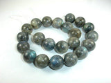 Labradorite Beads, 18mm Round Beads-Gems: Round & Faceted-BeadXpert