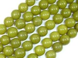 Olive Jade Beads, 12mm Round Beads-Gems: Round & Faceted-BeadXpert
