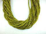 Olive Jade Beads, 4mm Round Beads-Gems: Round & Faceted-BeadXpert