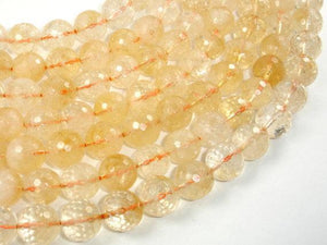 Genuine Citrine Beads, 12mm Faceted Round Beads-Gems: Round & Faceted-BeadXpert