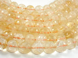 Genuine Citrine Beads, 12mm Faceted Round Beads-Gems: Round & Faceted-BeadXpert