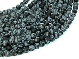 Matte Snowflake Obsidian, 6mm, Round Beads-Gems: Round & Faceted-BeadXpert