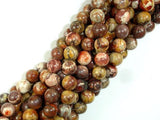Birdseye Rhyolite, 8mm(8.4mm) Round Beads-Gems: Round & Faceted-BeadXpert