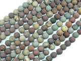 Matte Artistic Jasper, 6mm Round Beads-Gems: Round & Faceted-BeadXpert